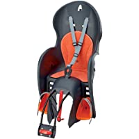 Prophete 5 - Silla Infantil para Bicicleta con cinturón- Color Gris y Naranja